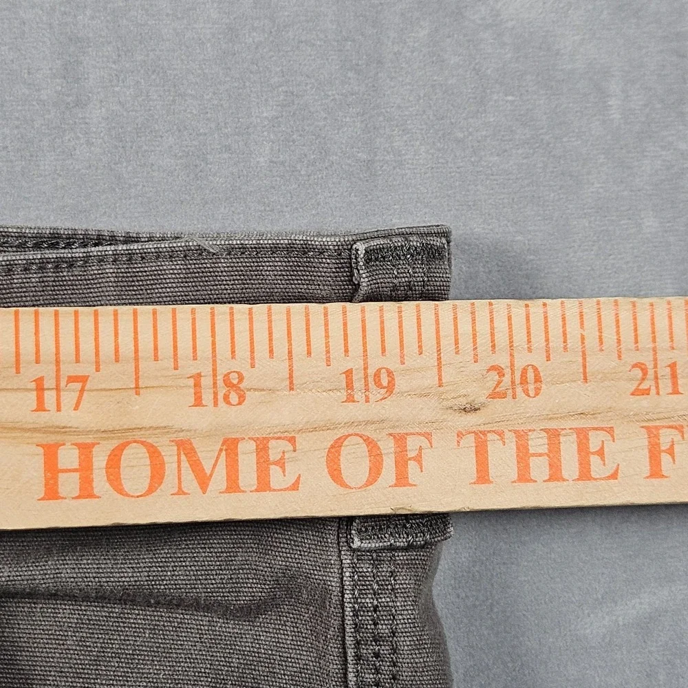 Duluth Trading Flex Fire Hose Pants Mens 40x30 (Fits 38x29) Gray Slim Fit